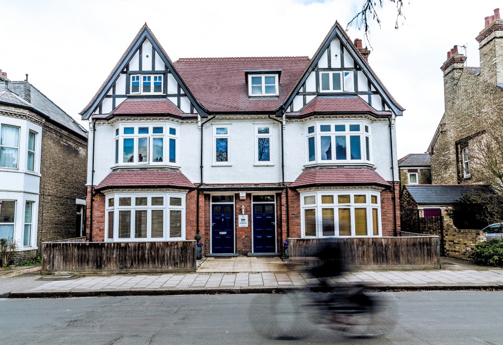 The front of the residence at St Barnabas Road